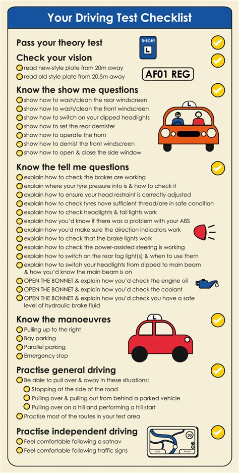 things you need to know pass driving test